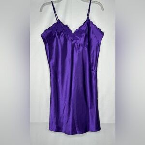 Erika Taylor Intimates Vintage Mini Slip Dress‎ 
Chemise Nightie Y2K Witchy Sz M